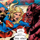 Supergirl and Lar-On throwing down in Supergirl Rebirth #1. (Image: DC Comics)